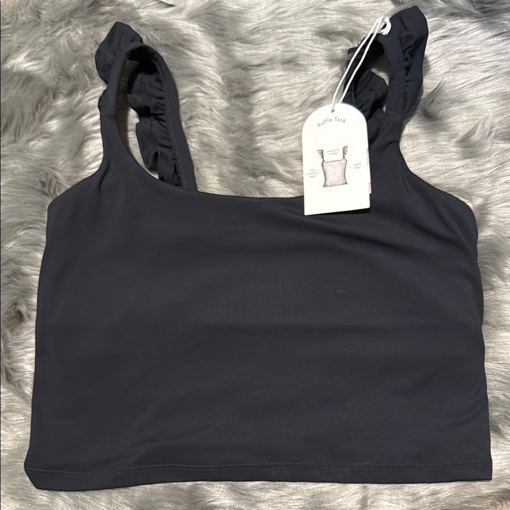 Blogilates Women's Ruffle Tank Top